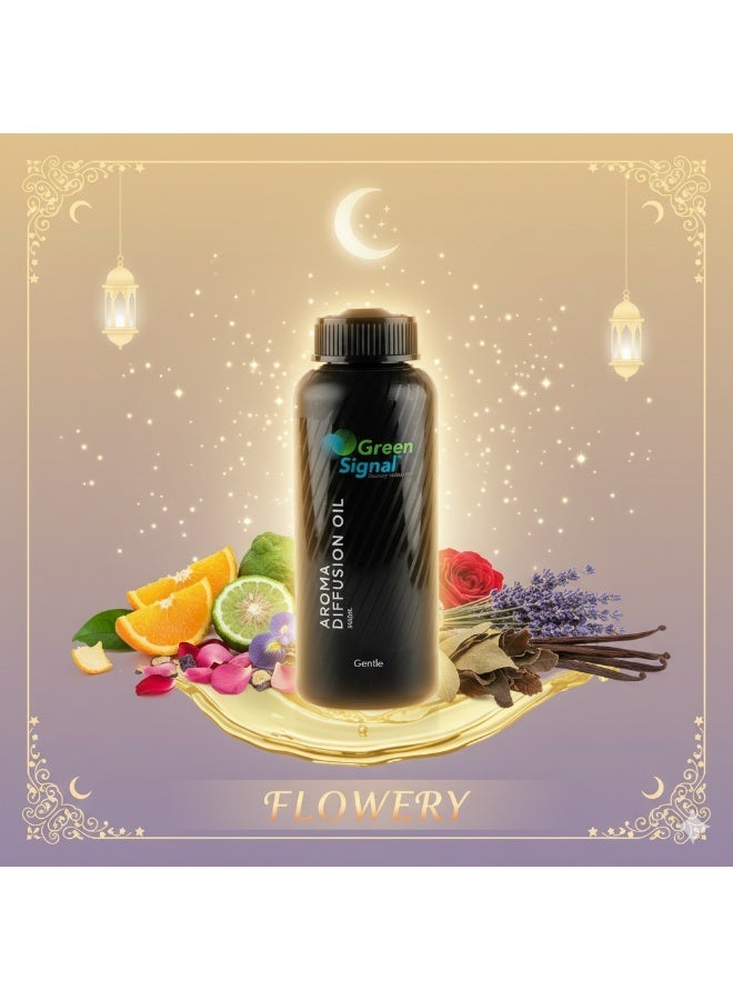 جرين سيجنال جنتل زيت معطر لجهاز التعطير – 500 مل – زيت عطري فاخر  – رائحة ناعمة تدوم طويلاً – متوافق مع جميع أجهزة - Image 1